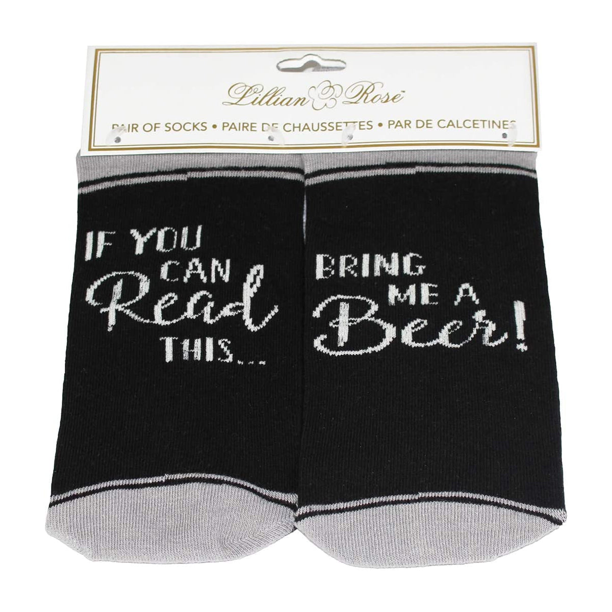 Lillian Rose Socks With Funny Sayings – Cotton, Men’s Or Women’s