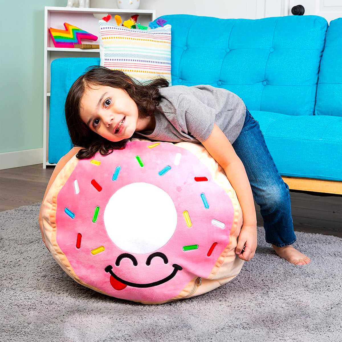 Good Banana Fill N' Chill Plush Toy Storage Bag & Seat For Kids