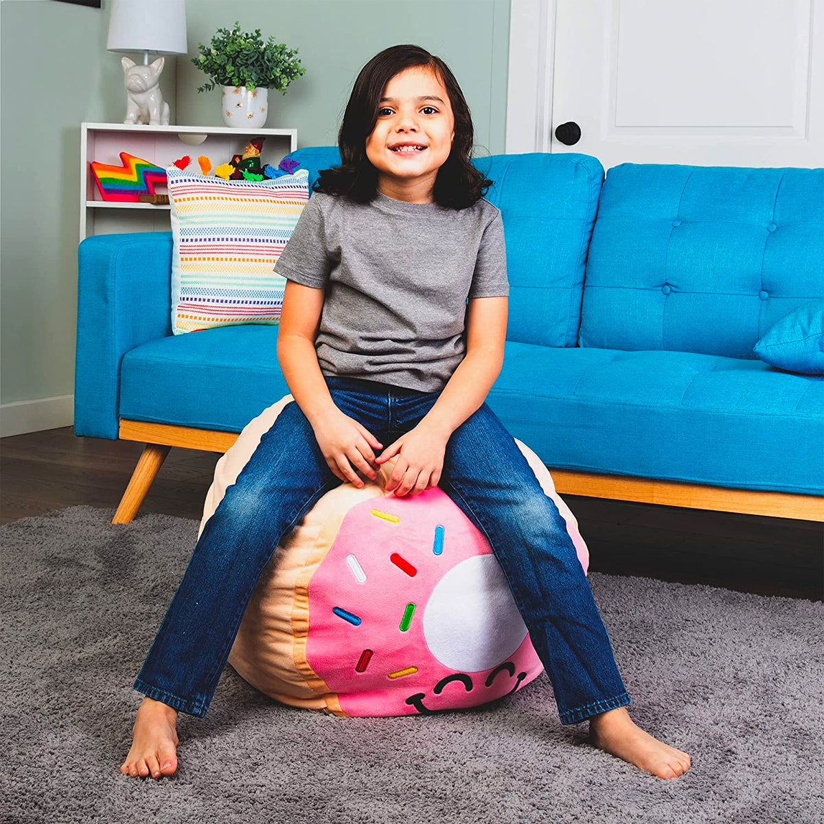 Good Banana Fill N' Chill Plush Toy Storage Bag & Seat For Kids