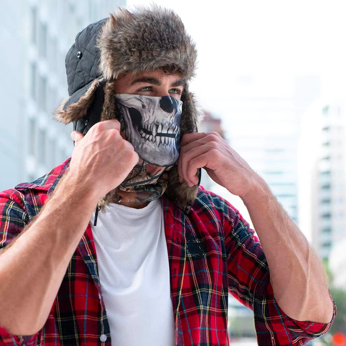 SA Winter Ushanka Faux Fur Trapper Pilot Hat – Ear Flaps Adjust