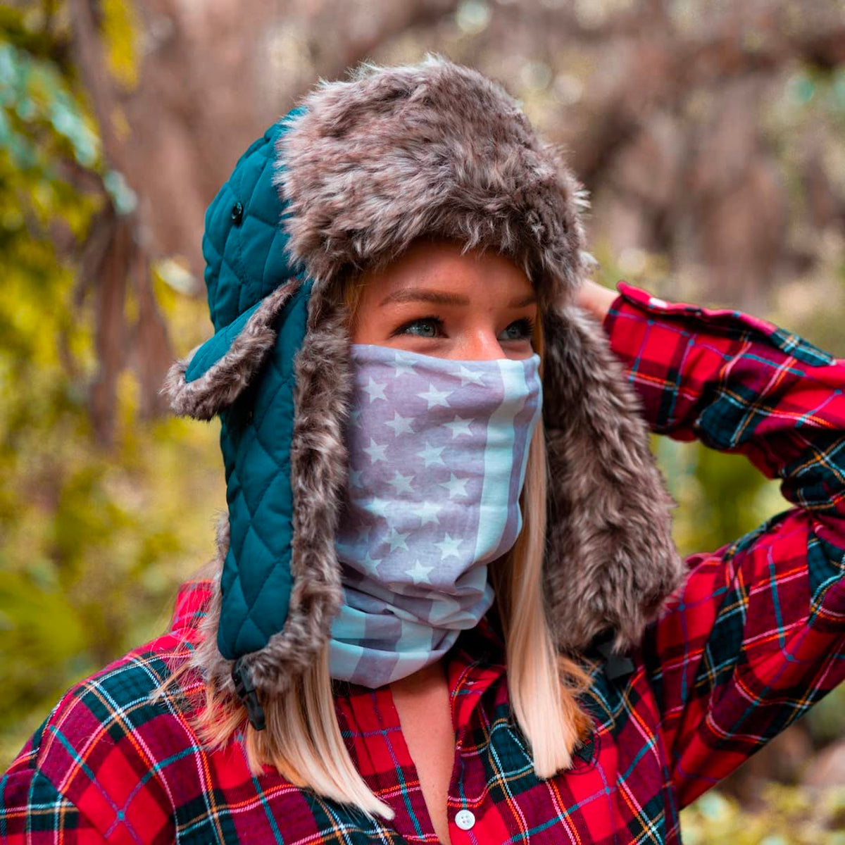 SA Winter Ushanka Faux Fur Trapper Pilot Hat – Ear Flaps Adjust