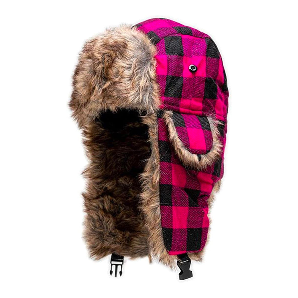 SA Winter Ushanka Faux Fur Trapper Pilot Hat – Ear Flaps Adjust