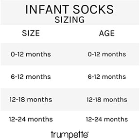 6 Pairs Trumpette Baby Socks – Eco-Friendly Recycled, 0-12M