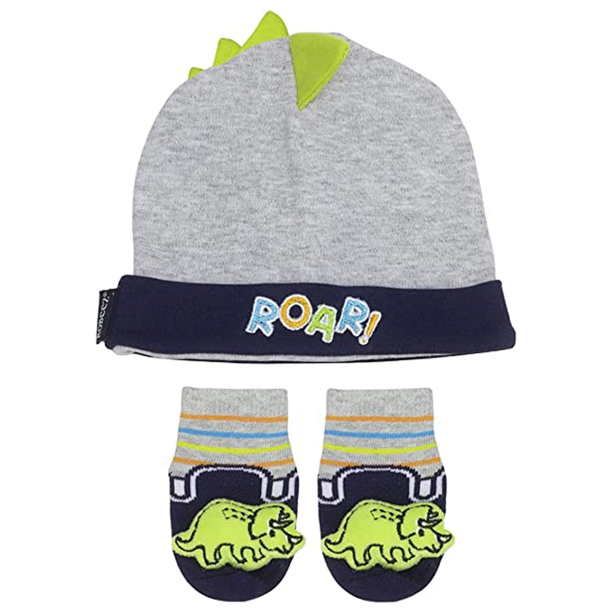2pc Robeez Baby Boy Accessories Set – Hat, Socks, 0-12M