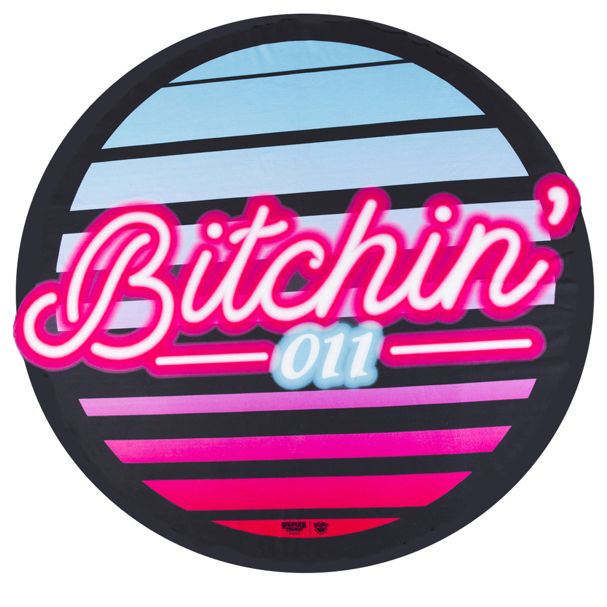 BigMouth 011 "Bitchin'" Stranger Things 5.5ft Soft Beach Blanket