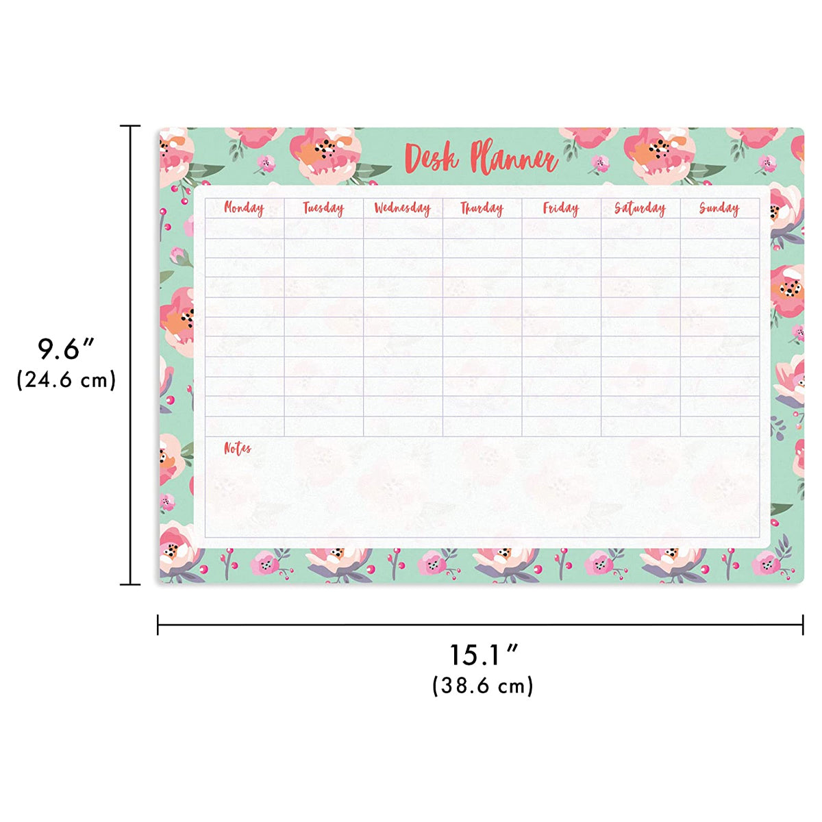 Pukka Pad Large Weekly Desk Planner – 52 Easy Tear Off Sheets