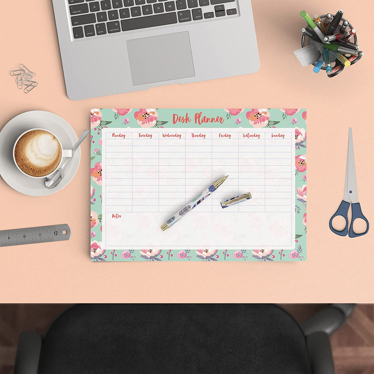 Pukka Pad Large Weekly Desk Planner – 52 Easy Tear Off Sheets