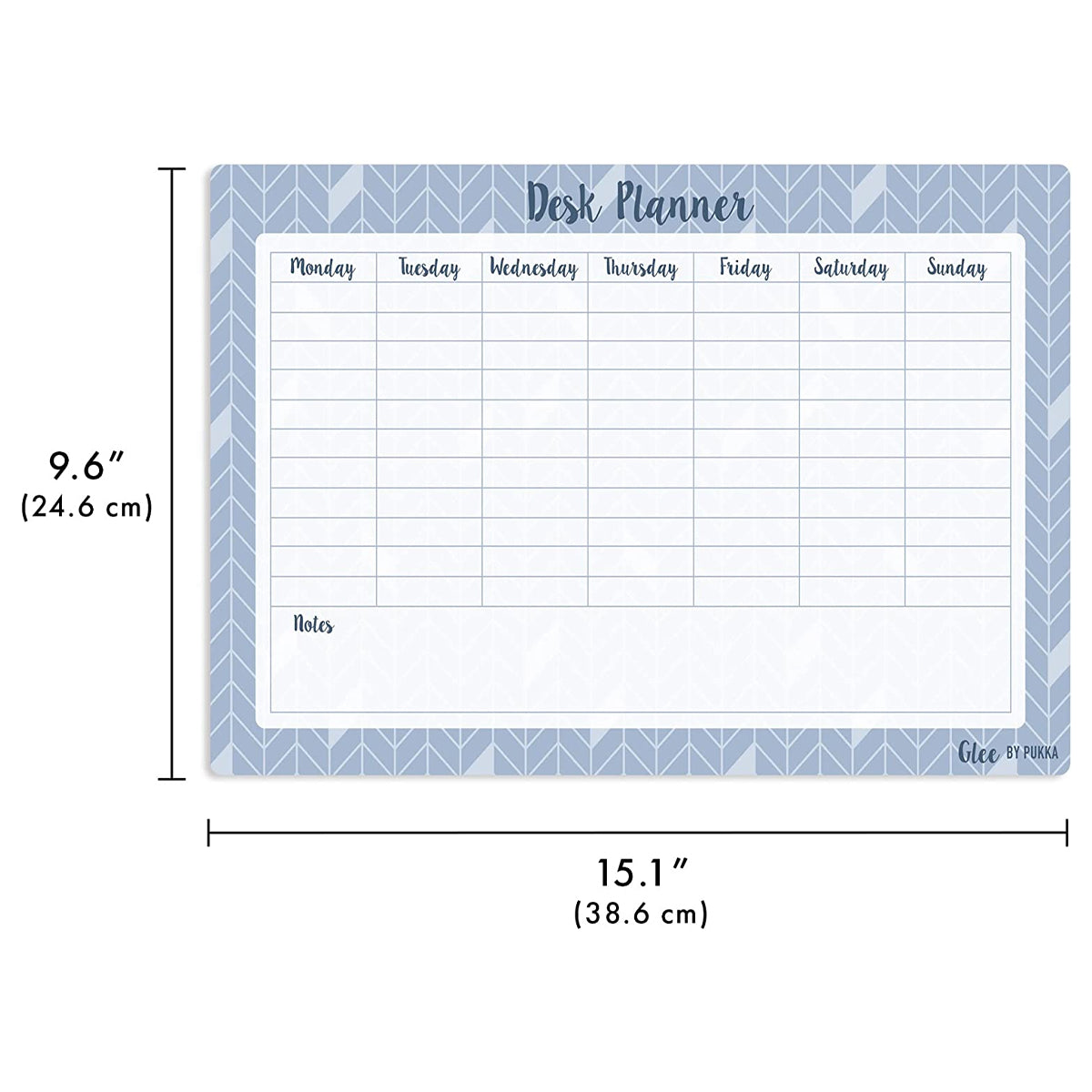 Pukka Pad Large Weekly Desk Planner – 52 Easy Tear Off Sheets