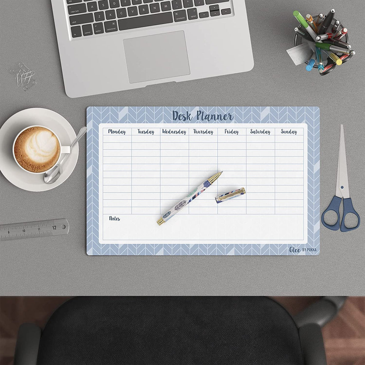 Pukka Pad Large Weekly Desk Planner – 52 Easy Tear Off Sheets