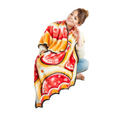 BigMouth Inc. 65x49” Super Soft Throw Blanket – Pizza
