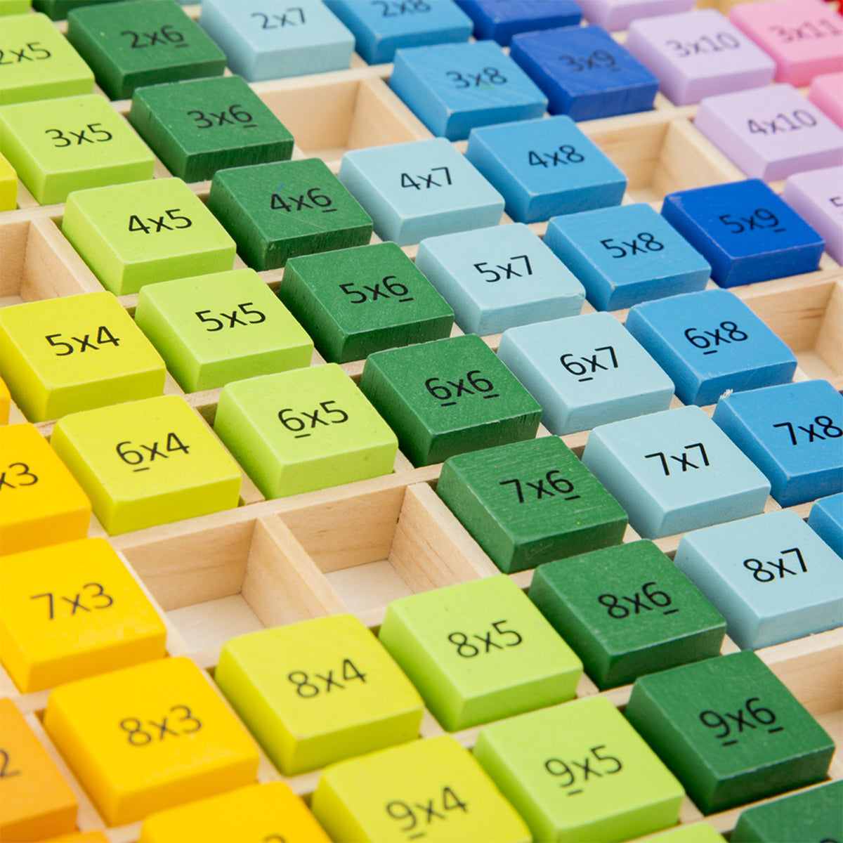 New Classic Toys Math Times Table Tray – Teaches Multiplication