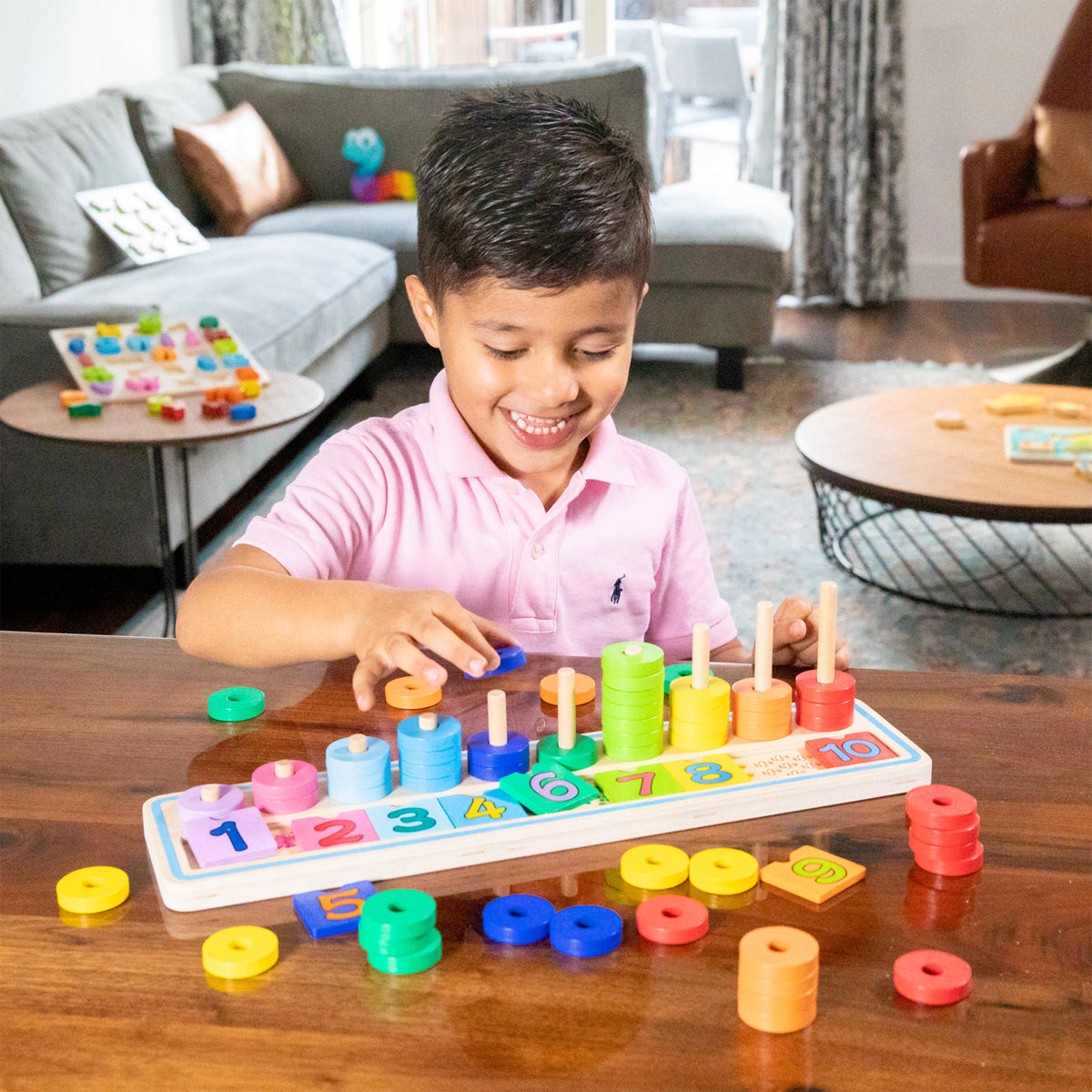 New Classic Toys Learn To Count Educational Wooden Toy