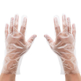 100pk Disposable Plastic Gloves – For Food Service & Cleaning