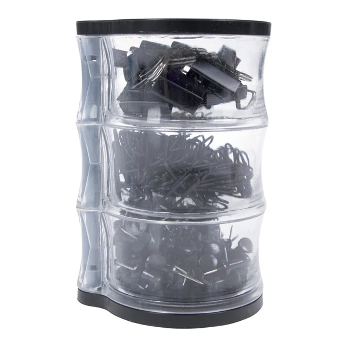 3 Nook Swingout Desk Organizer – With Paperclips, Pushpins