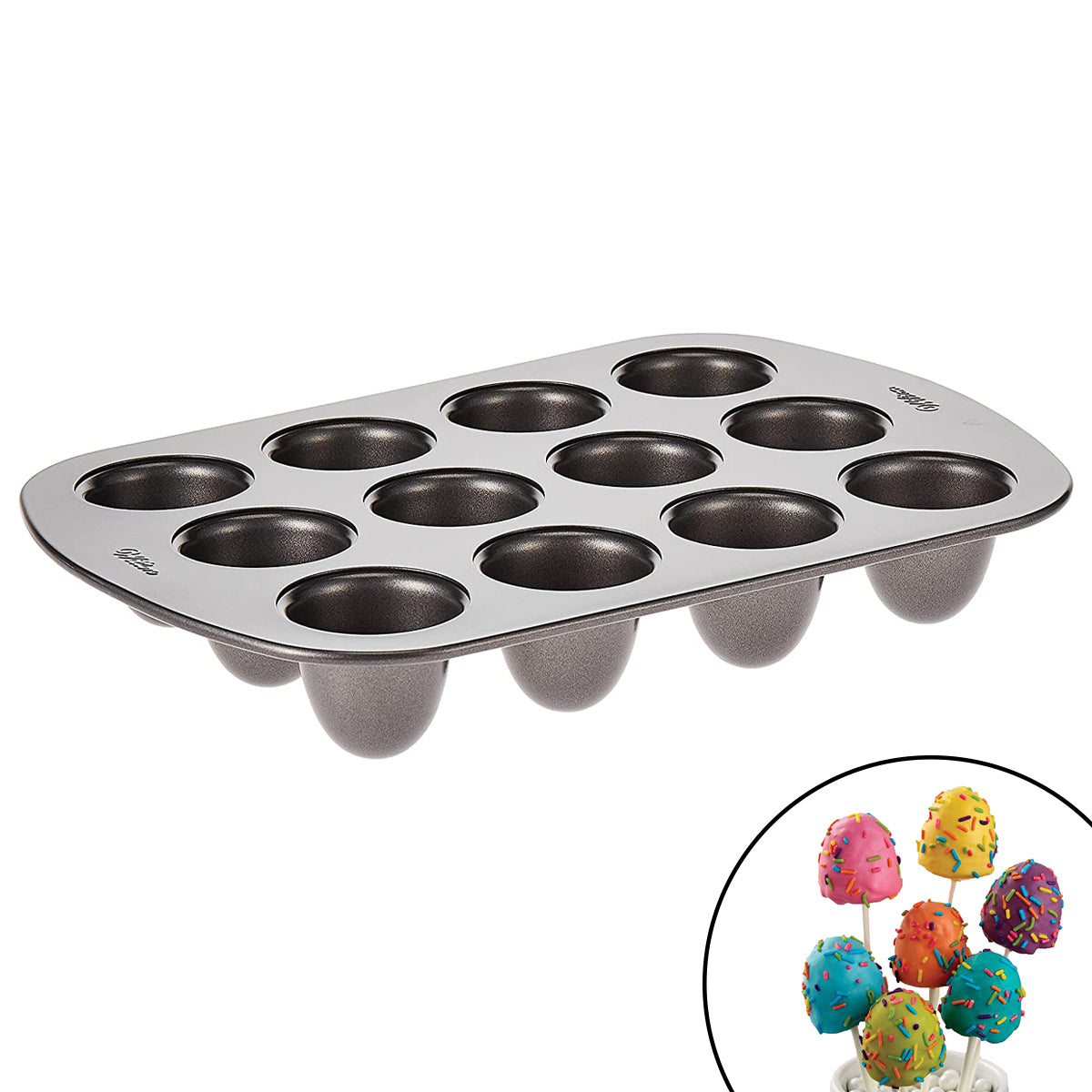 Wilton 12 Cup Non-Stick Rectangle Mini Muffin Pan