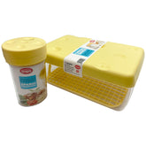 2pc Snips Cheese Keeper & Sprinkler – Store & Serve Fresh, Italy