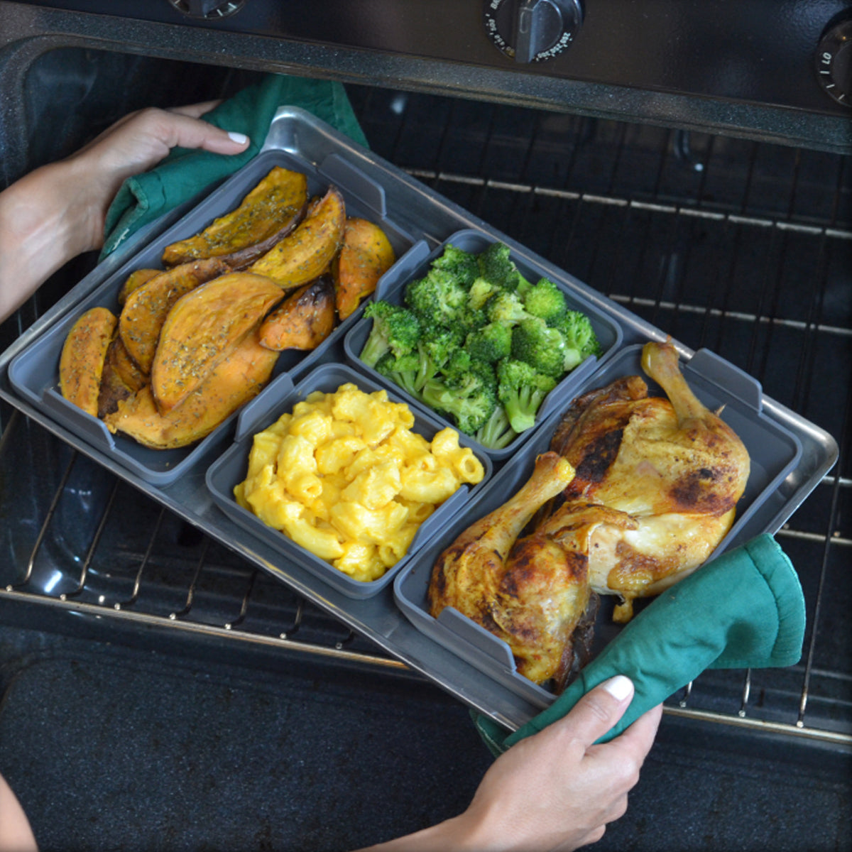 4pc Handy Sheetz Silicone Baking Trays – For Oven & Microwave