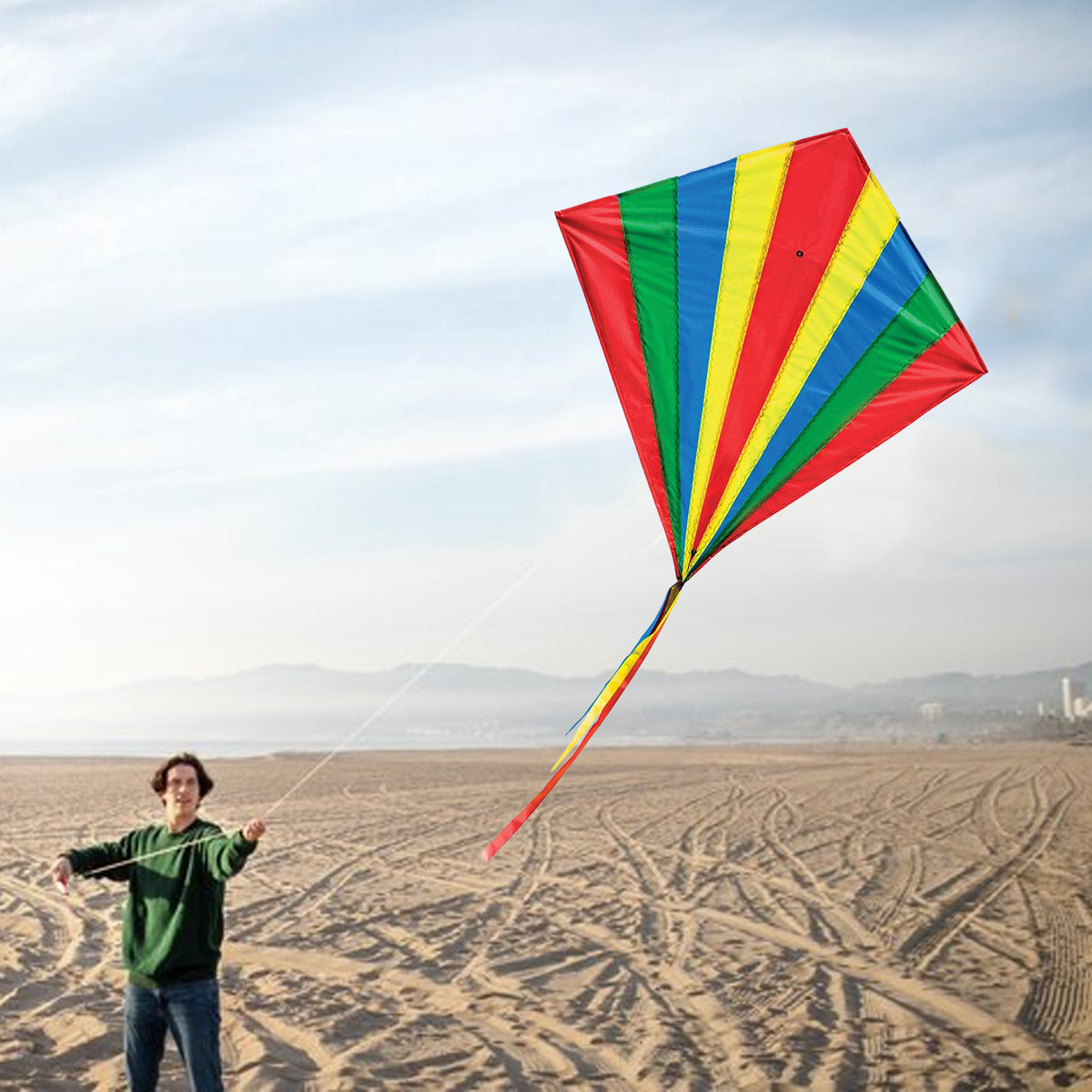 Melissa & Doug Spectrum Diamond Kite – 30" Nylon With String