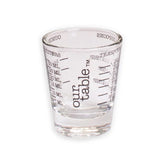 Our Table 1 Ounce Measuring Shot Glass – 20 Measurements