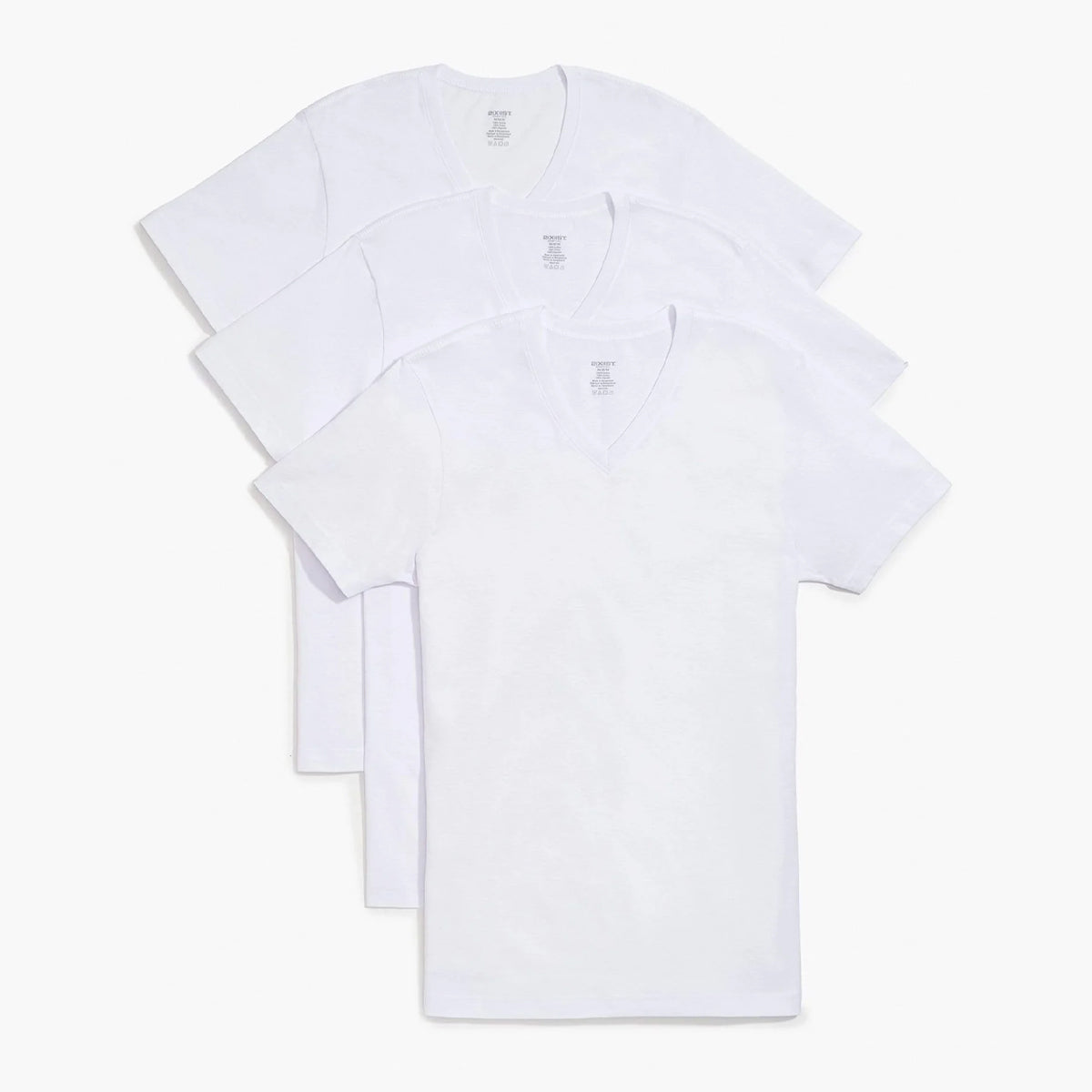 3pk 2(X)IST Men’s Performance Cotton Quick Dry V-Neck T-Shirts