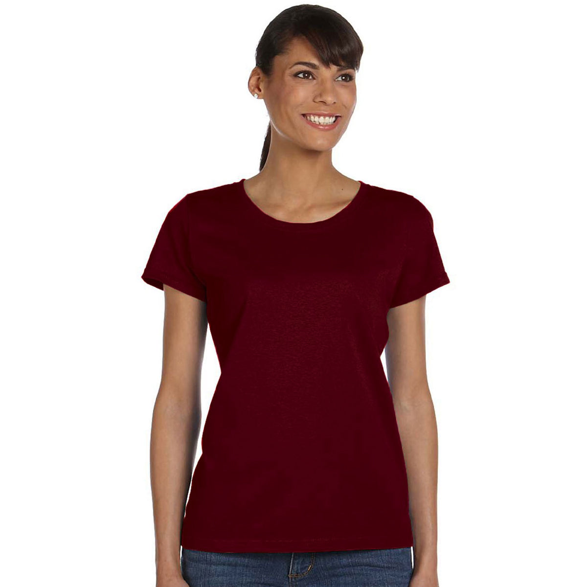 Seek No Further Women’s Short Sleeve T Shirt Ruched Top Plus Size