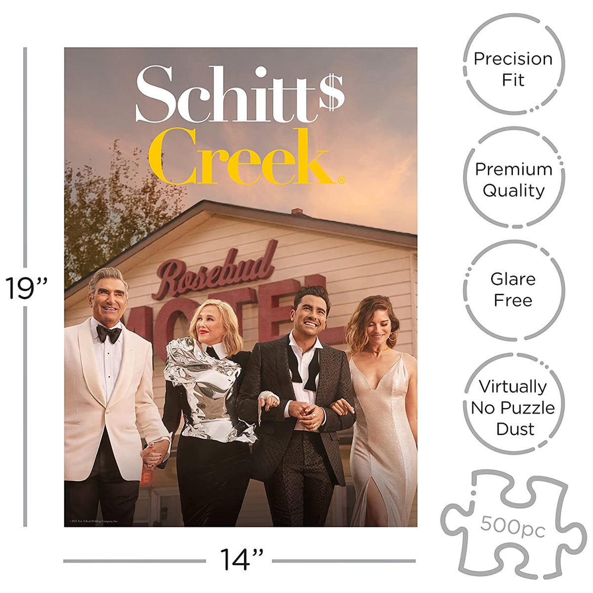 Aquarius 500pc Schitt’s Creek TV Show 14 x 19” Jigsaw Puzzle