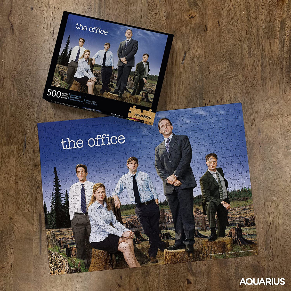 Aquarius 500pc The Office TV Show 14 x 19” Forest Jigsaw Puzzle