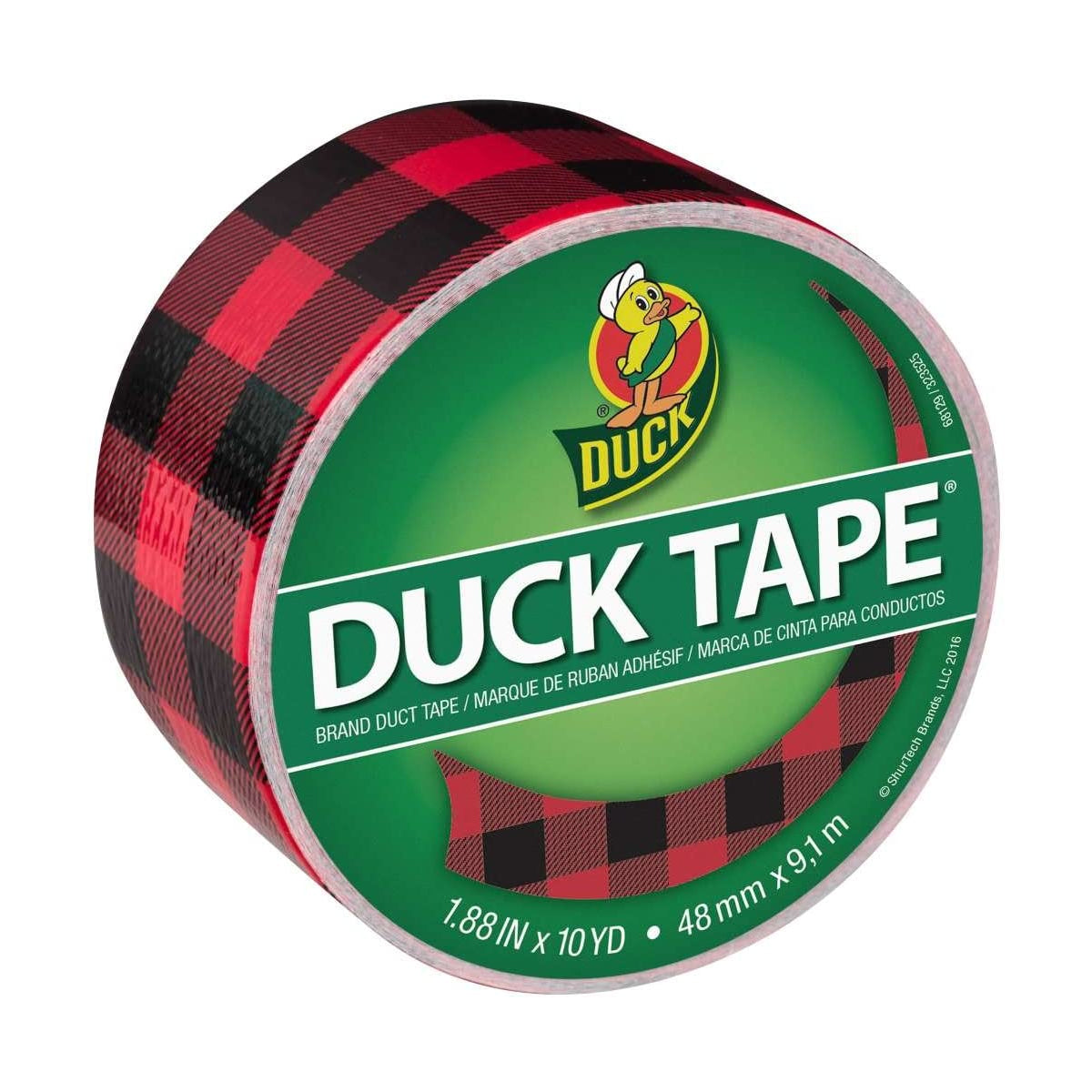 10pk Duck Brand Assorted Pattern Duct Tape Rolls 10 Yards Each