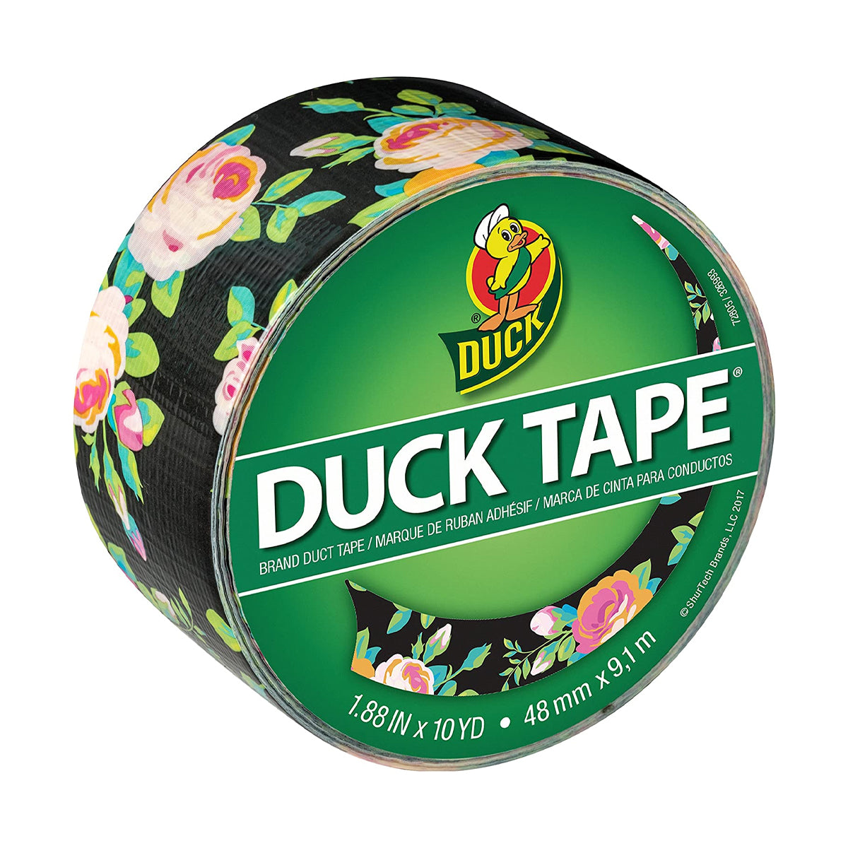 10pk Duck Brand Assorted Pattern Duct Tape Rolls 10 Yards Each