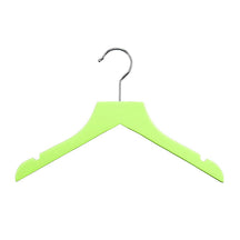 Kid’s Painted Wooden Clothes Hanger With Metal Swivel Hook
