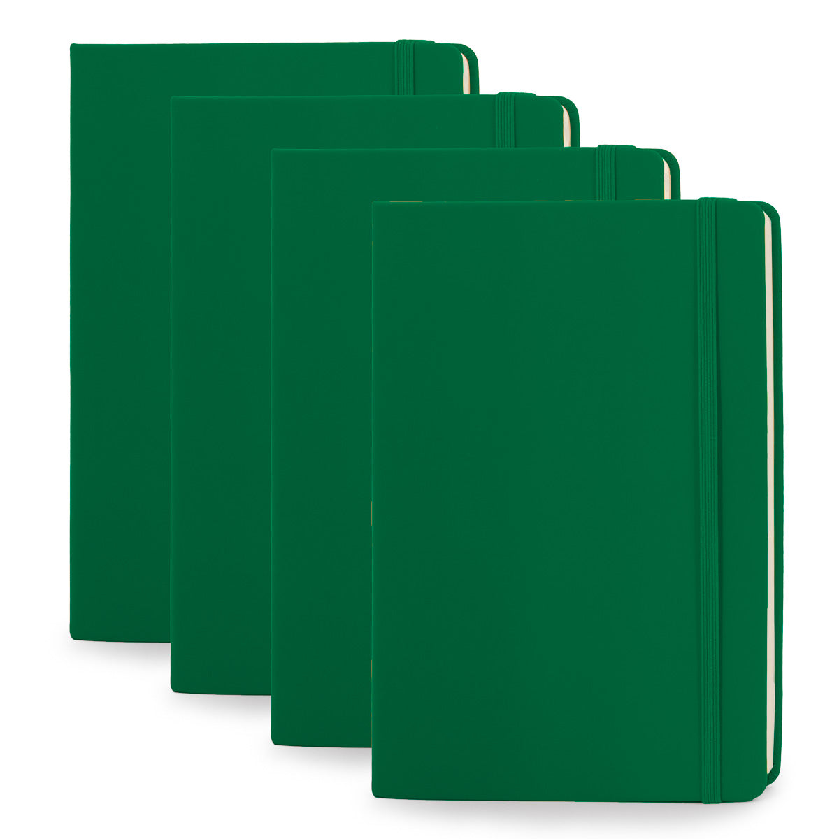 4pk Simply Genius 192pg Leatherette A5 Dot Journal – 5.7” x 8.4”