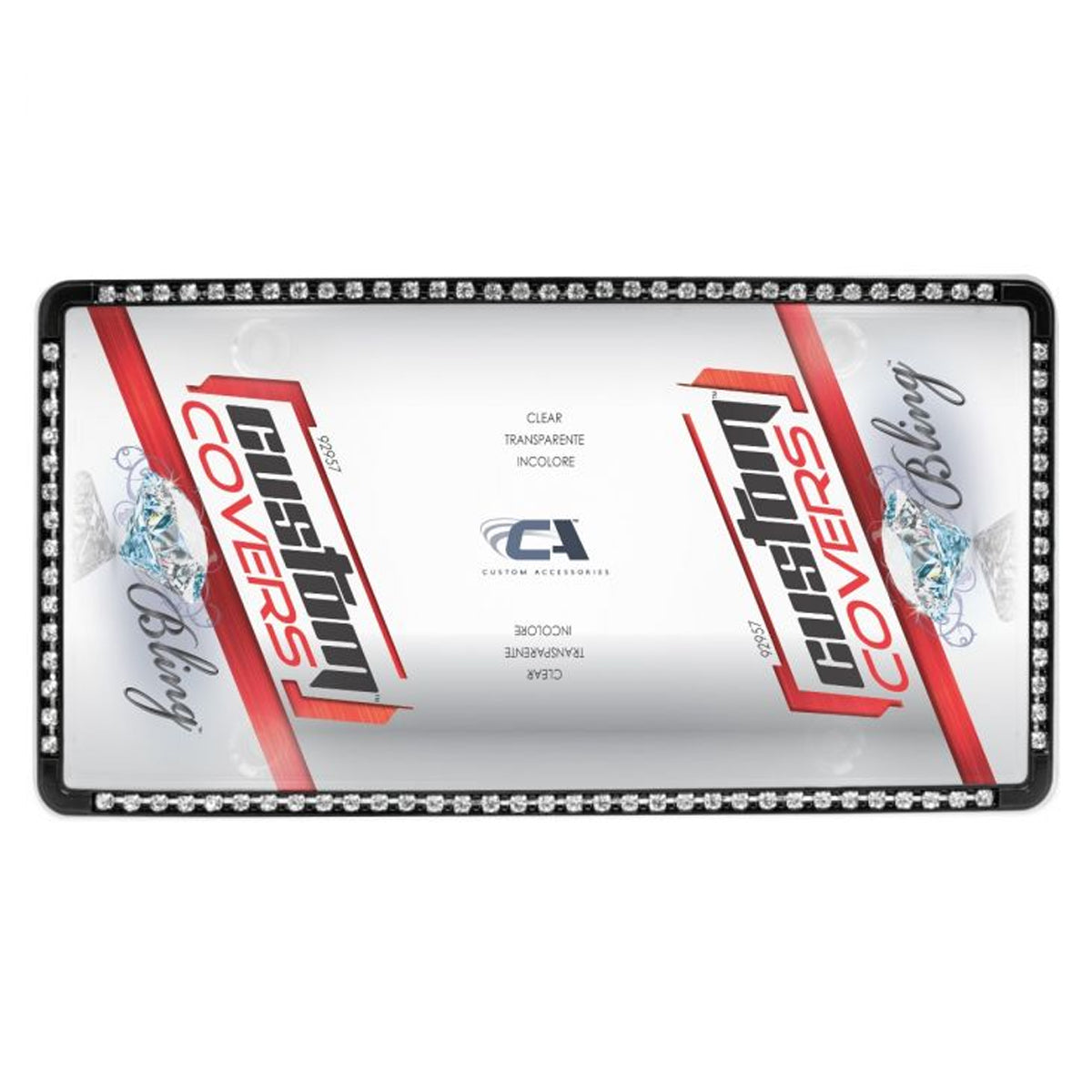 Custom Accessories License Plate Frame – Metal, For All Vehicles