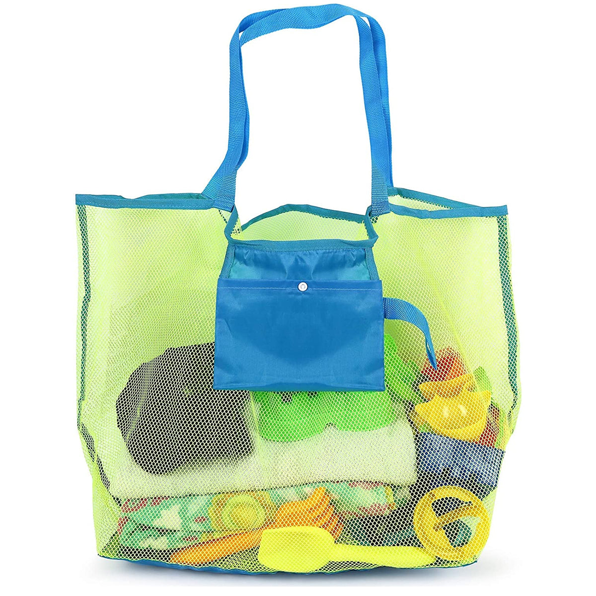 Click N’ Play Beach Bag- Mesh Tote Outdoor Bag, Extra Large!