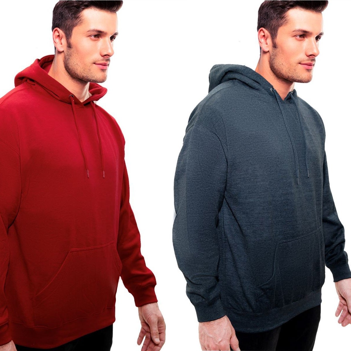 Soft & Cozy 100% Cotton Fleece Zip Hoodie with Inner Pockets