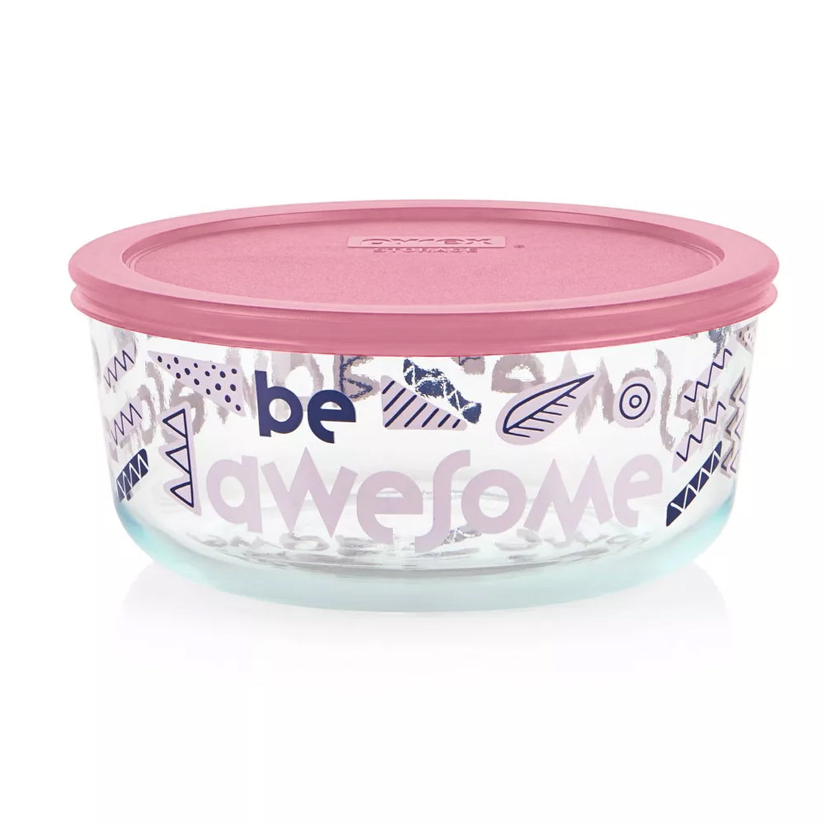 4pk Pyrex 2 Cup Glass Food Storage Containers – Random Patterns