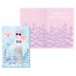 PaperCraft 8 x 12 Extra Large Celebration Card – Mermaid