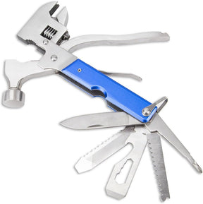 15-in-1 Multi-tool with Screwdriver Bits and 6 Sockets in Storage Pouch