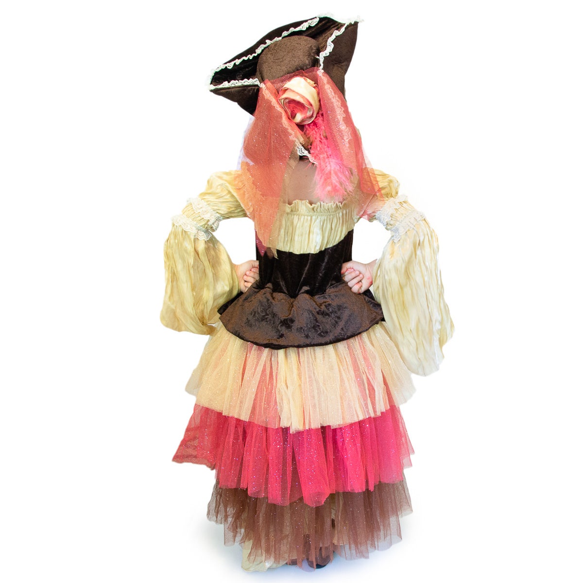Princess Paradise Audrey The Pirate Girl's Costume With Dress & Hat Halloween