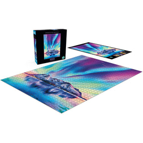 Buffalo Games 1000pc Jigsaw Puzzle ? Northern Lights Mountain