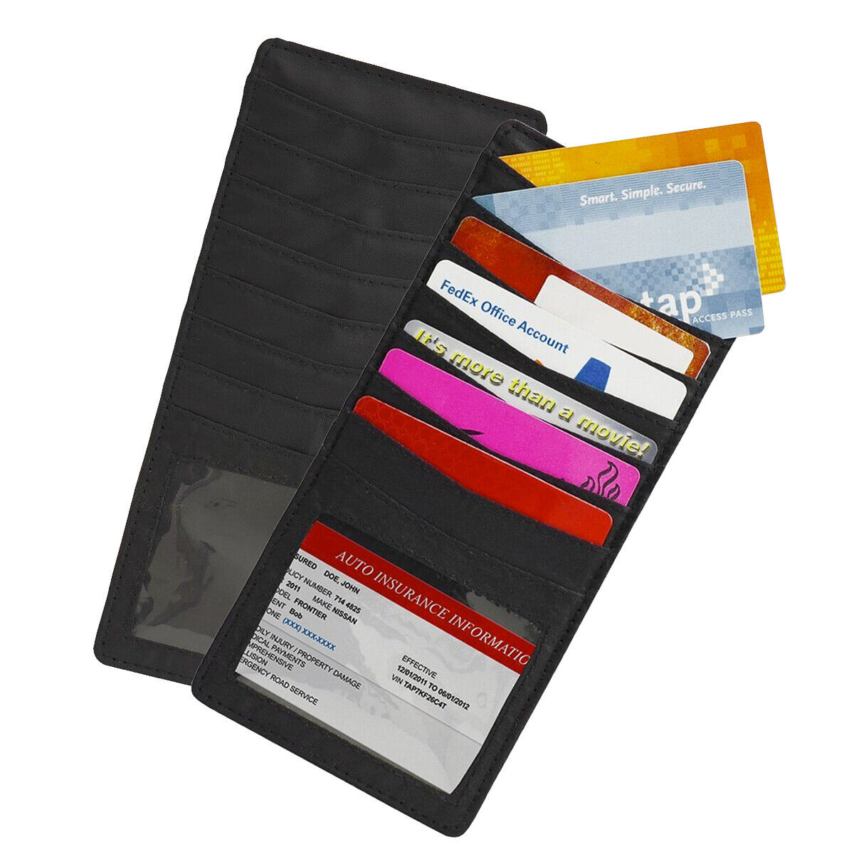 2pk Ideaworks Credit Card Holders 20 Slot Travel Business Reward Organizers Case