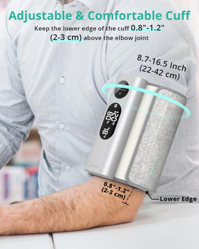 Medcursor Smart Wireless Blood Pressure Monitor – App-Enabled, Rechargeable & Portable