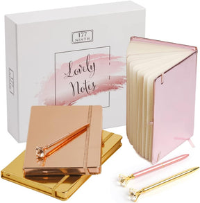 3-Pack Girls Journal Set with Pens – Hardcover Notebooks & Gift Box – 200 Pages Each