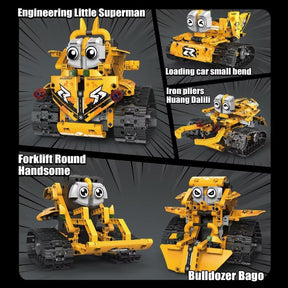 5-in-1 STEM Robot Car Building Kit – 269pcs with Remote & App Control