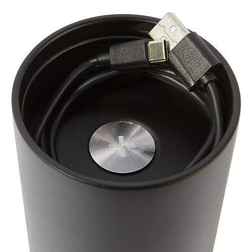 TYLT 24oz Wireless Charger Stainless Steel Water Bottle – Qi Power Bank & USB-C Cable