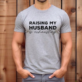 "Raising My Husband" Premium Midweight Ringspun Cotton T-Shirt - Mens/Womens Fits