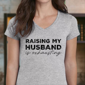 "Raising My Husband" Premium Midweight Ringspun Cotton T-Shirt - Mens/Womens Fits