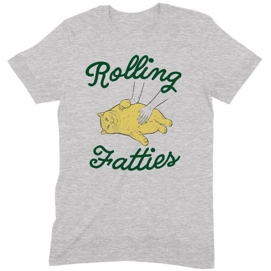 "Rolling Fatties" Premium Midweight Ringspun Cotton T-Shirt - Mens/Womens Fits