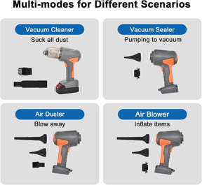 Cordless Handheld Vacuum Cleaner & Air Pump – Lightweight, Rechargeable & Powerful Suction