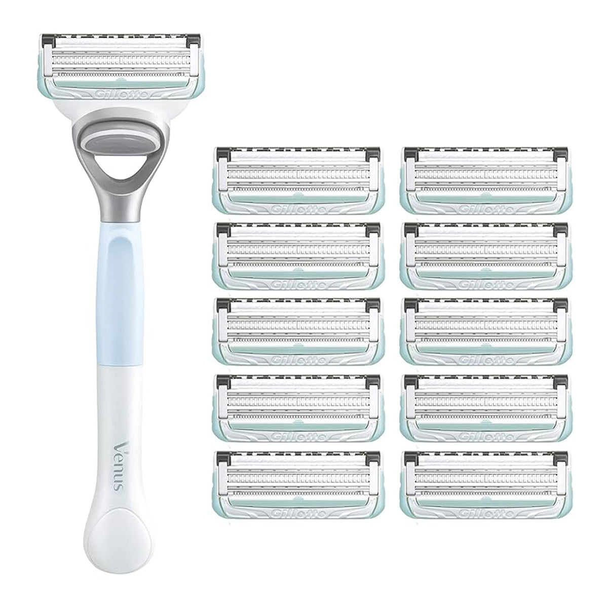 Gillete Venus Intimate Razor for Bikini Area & Sensitive Skin – Handle + 8 Refills