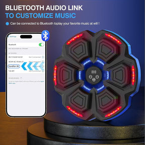 Bluetooth Smart Boxing Machine – Wall Mounted with 9 Speeds & Built-in Speaker